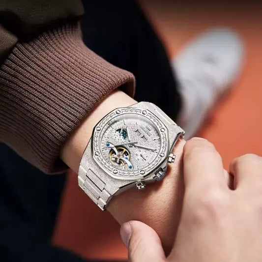 Mechanical Watch Bournemouth Silver