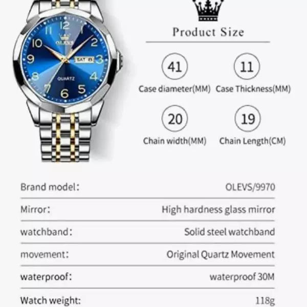 Quartz Watch Warwick Details