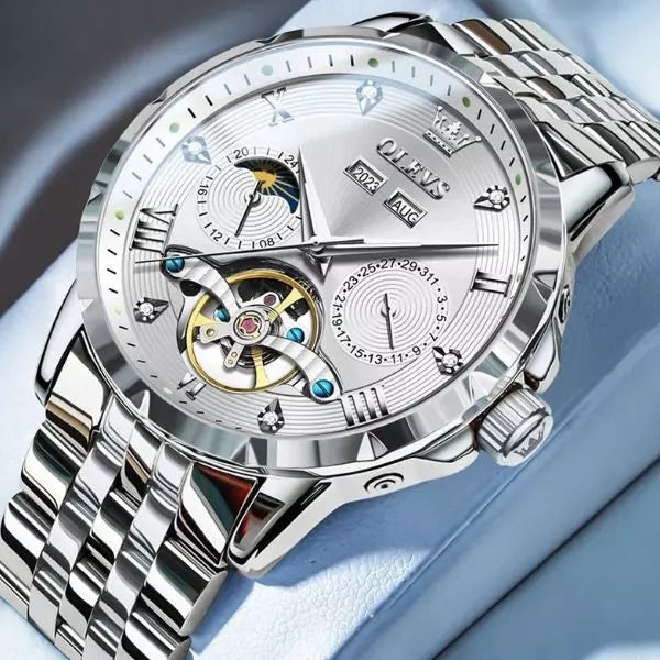 Automatic Watch Bristol Bay Silver