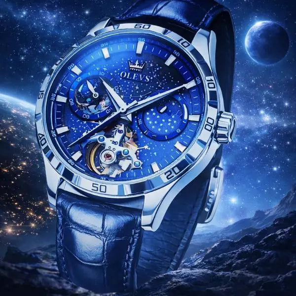 Automatic Watch Chesterfield All Blue UK 