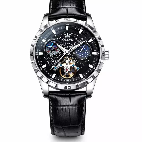 Automatic Watch Chesterfield Skin Black Infinity Watches UK