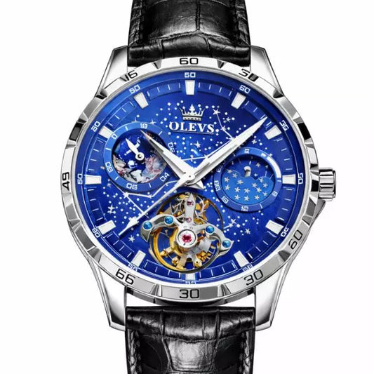 Automatic Watch Chesterfield Skin Blue Infinity Watches UK