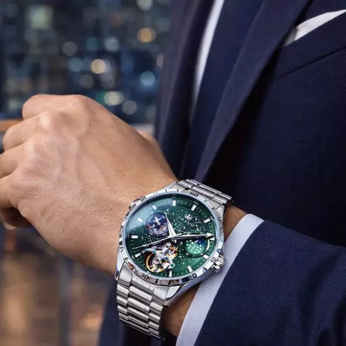 Watch Chesterfield Steel Green