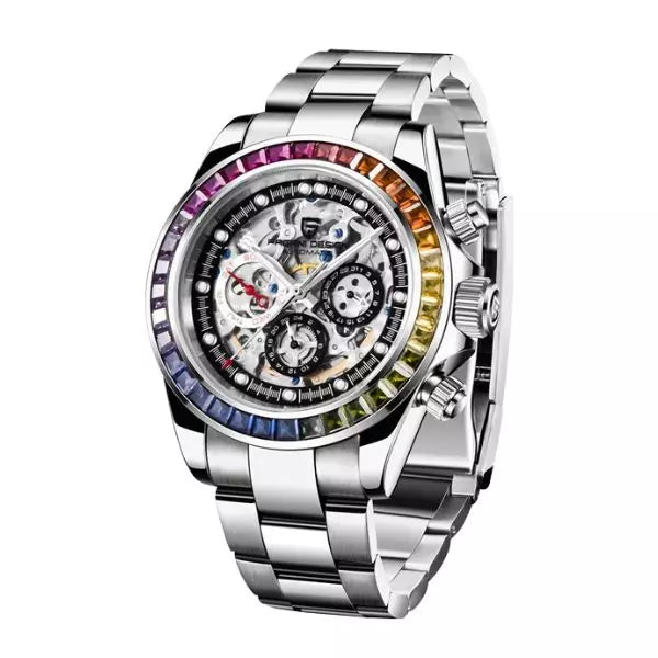 Automatic Watch Truro Rainbow Circle Infinity Watches UK