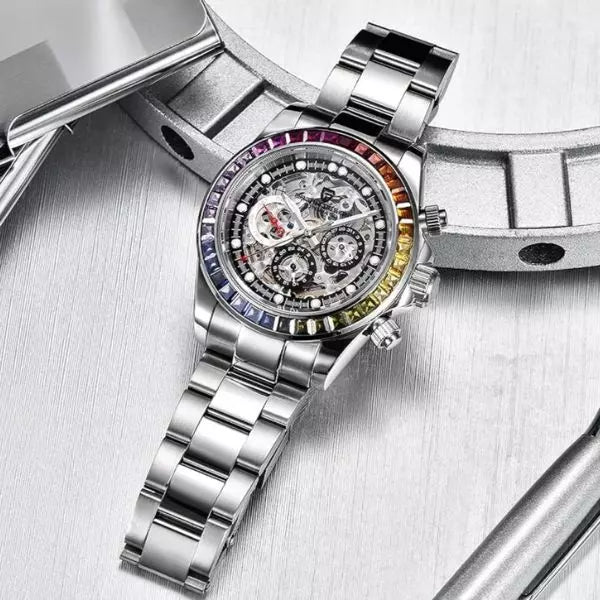 Automatic Watch Truro Rainbow Circle