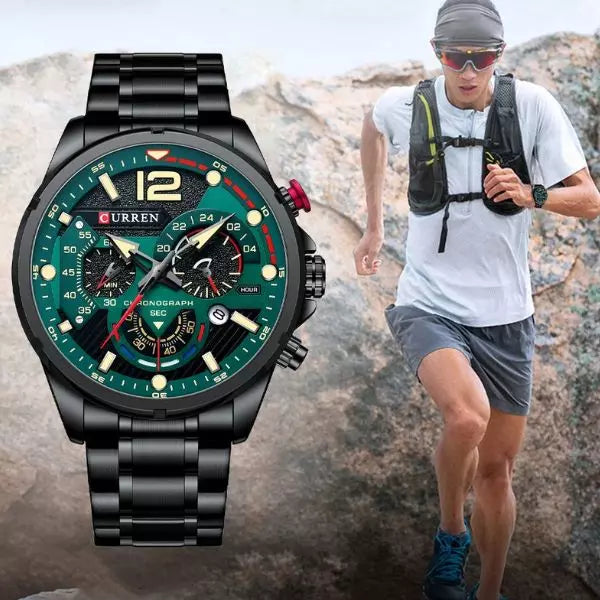 Chronograph Watch Birmingham Green