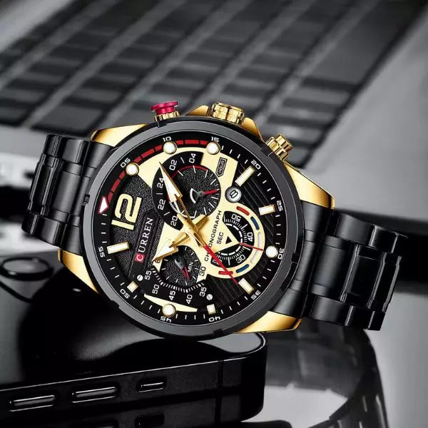 Chronograph Watch Black
