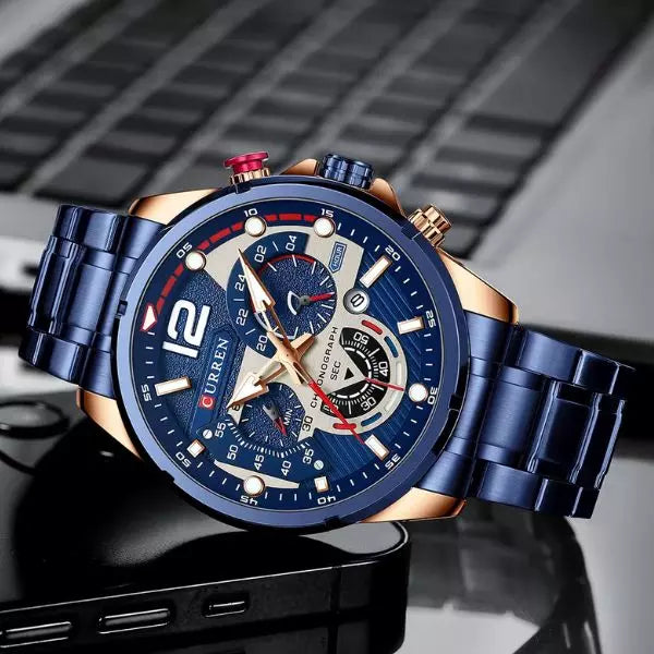 Chronograph Watch Birmingham Blue