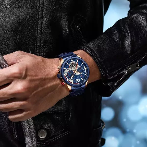 Chronograph Watch Blue