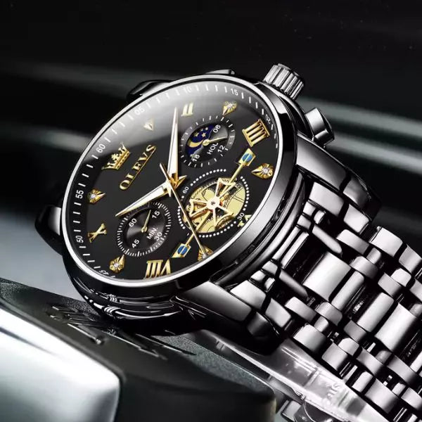 Chronograph Watch Black