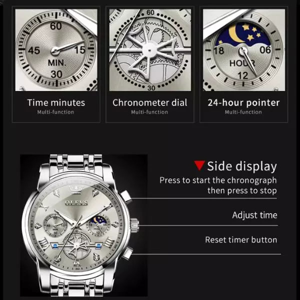 Chronograph Watch Cardiff Details