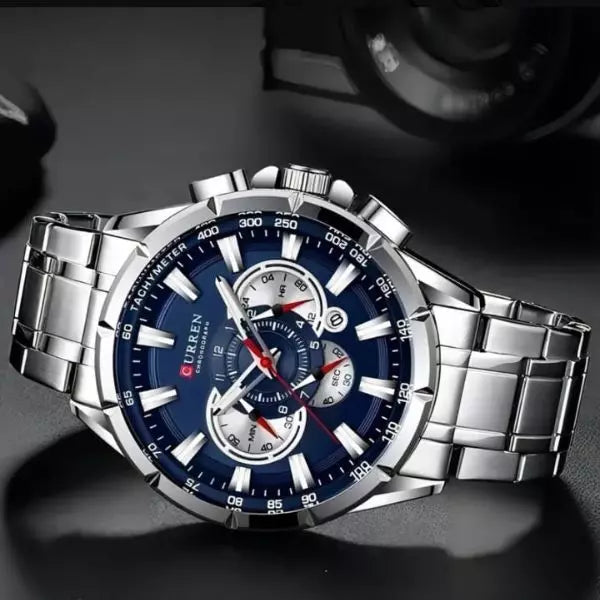 Infinity Watches Silver Blue Box