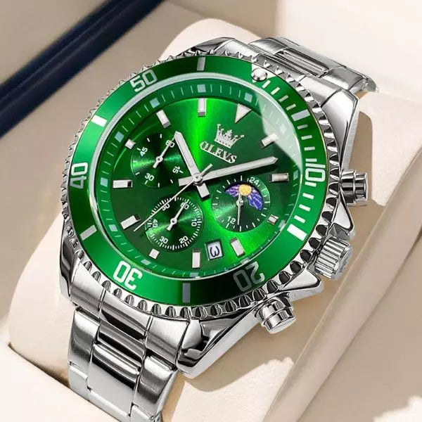 Chronograph Watch Green