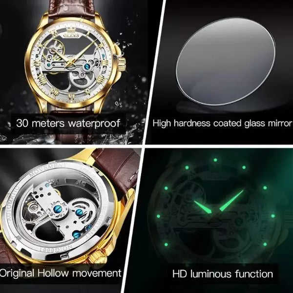 Mechanical Watch Lincon Details