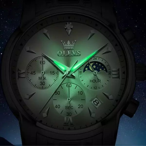 Quartz Watch Cornwall Silver Gray