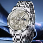 Quartz Watch Cornwall Silver Gray UK