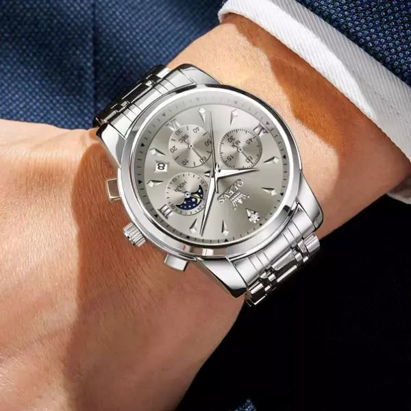 Quartz Watch Cornwall Silver Gray Infinity Watches