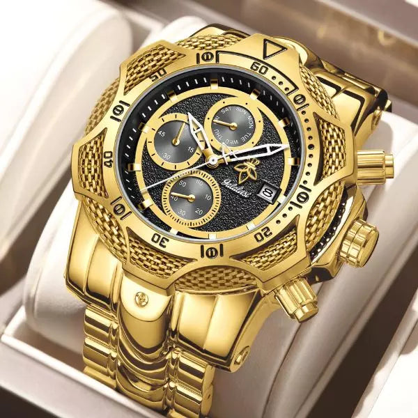 Quartz Watch Paddington Black Gold