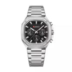 Quartz Watch Surrey Silver Black