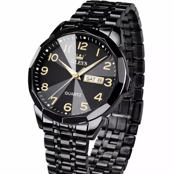 Quartz Watch Warwick A-All Black Infinity Watches UK