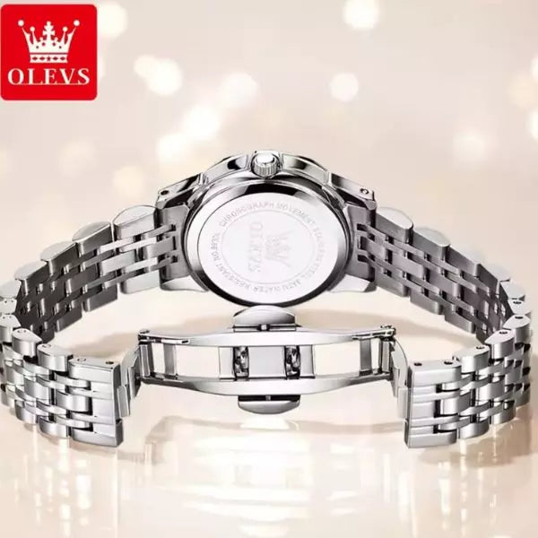 Quartz Watch Warwick Silver Blue Bracelet
