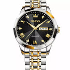 Quartz Watch Warwick Gold Black Infinity Watches