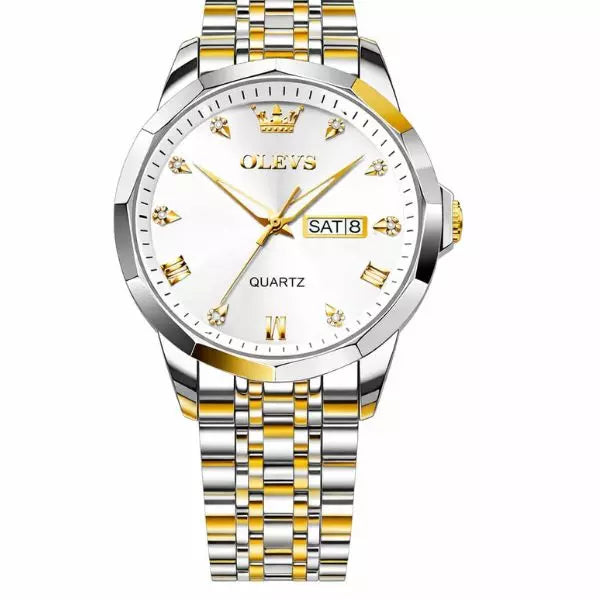 Quartz Watch Warwick Gold White Infinity Watches UK