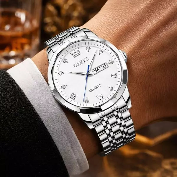 Quartz Watch Warwick Silver White Infinity Watches UK