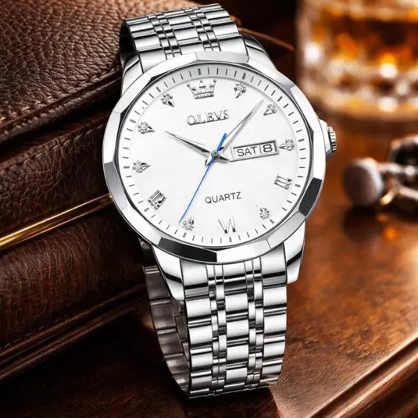 Quartz Watch Warwick White Uk