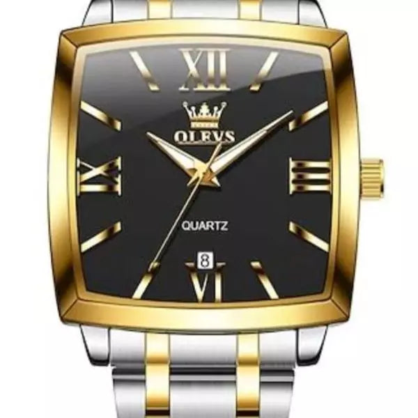 Quartz Watch Yorkhill Gold Black
