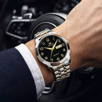 Quartz Watch Warwick Black Mnimalistic