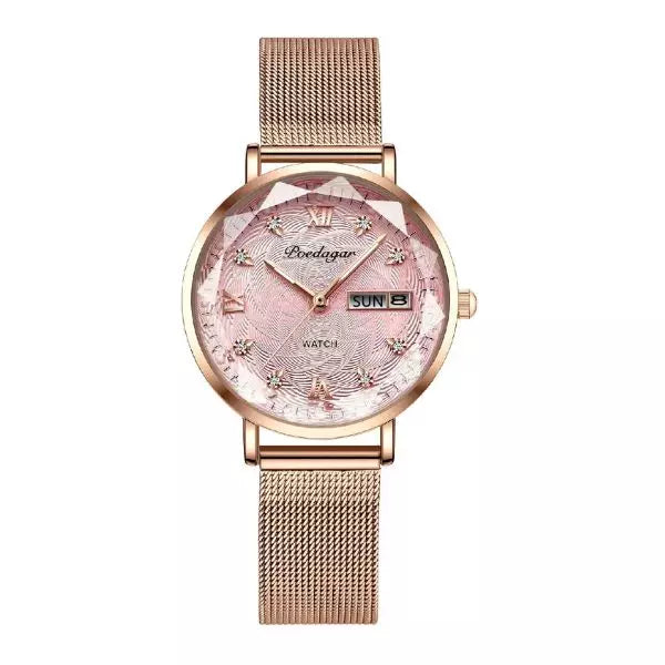 Woman Watch Rose Gold
