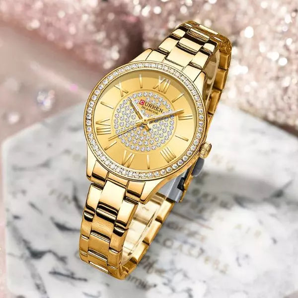 Woman Watch Gold