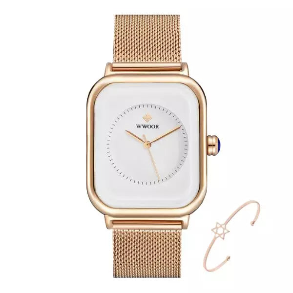 Woman Watch Reading White UK