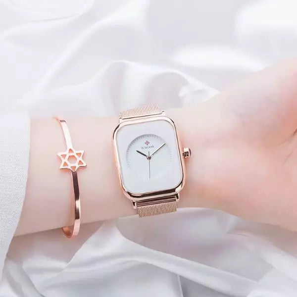 Woman Watch Reading White