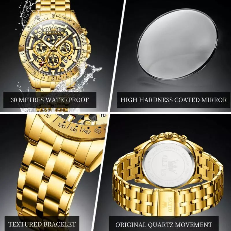 Chronograph Watch Waterproof