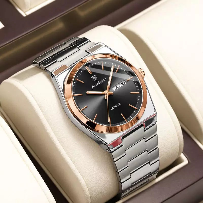 Quartz Watch Dover Gold Black