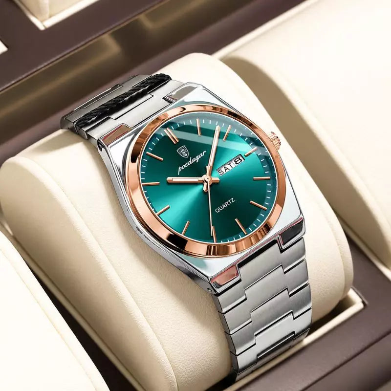 Quartz Watch Dover Gold Green
